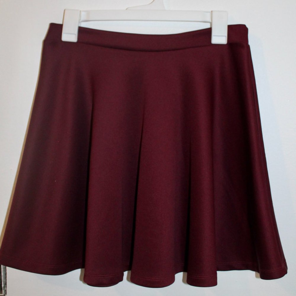 Burgundy Skirt